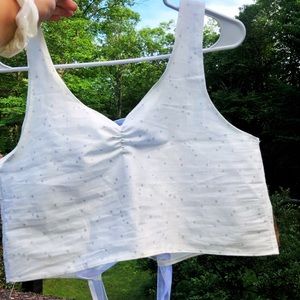 American Eagle cropped corset cami